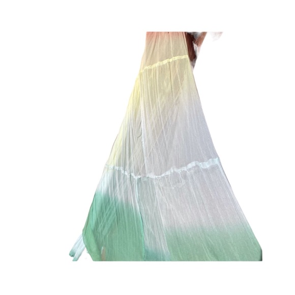 Letarte Ombre Layered Chiffon Halter Dress - Picture 7 of 13